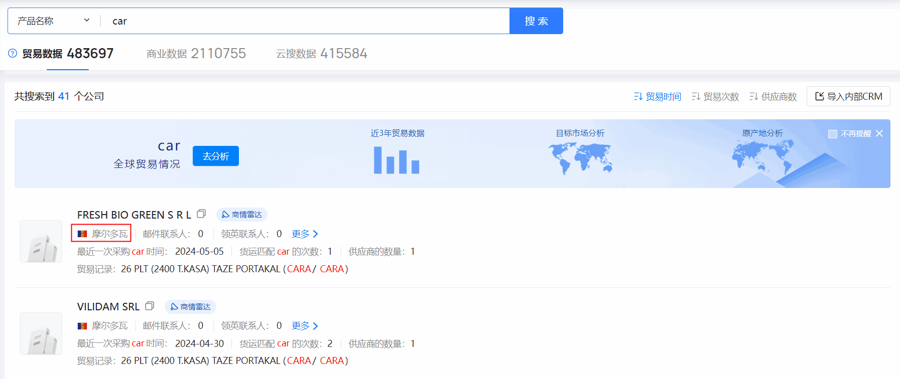 海关数据,摩尔多瓦海关数据,bbin宝盈集团官网海关数据