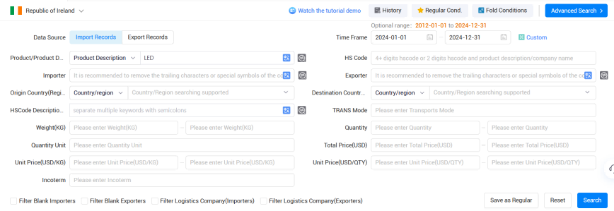 爱尔兰海关数据,海关数据,bbin宝盈集团官网海关数据
